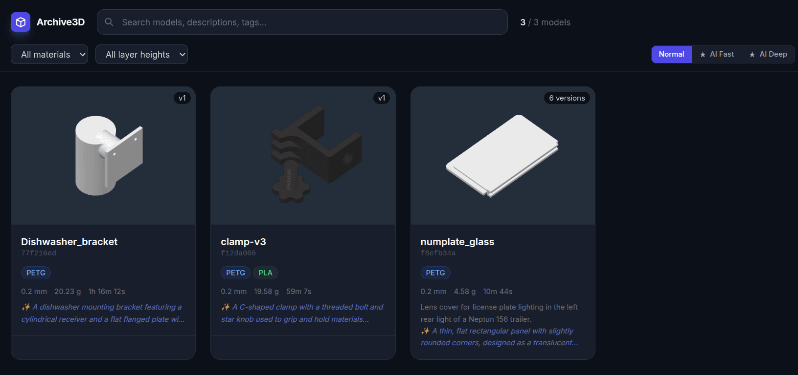 3D AIrchive